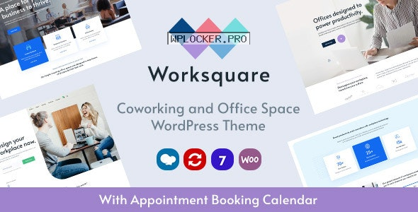 Worksquare v1.15 – Coworking and Office Space WordPress Theme