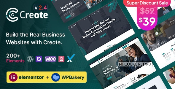 Creote v2.5 – Consulting Business WordPress Theme