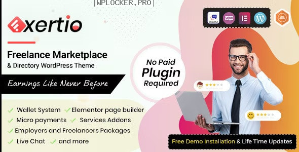Exertio v1.2.4 – Freelance Marketplace WordPress Theme