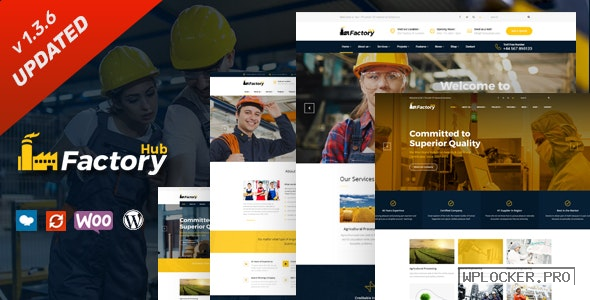 Factory HUB v1.3.6 – Industry / Factory / Engineering Theme