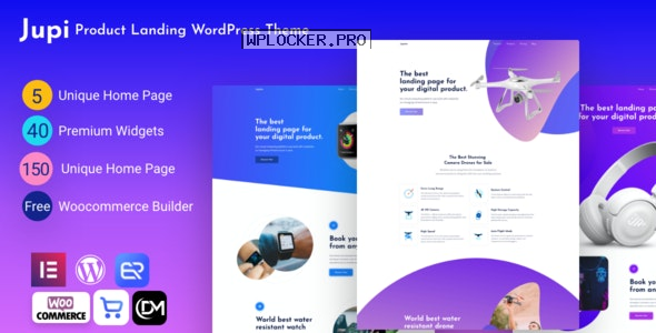 Jupi v1.6.5 – Product Landing WordPress Theme