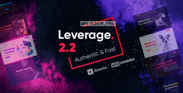 Leverage v2.2.2 – Creative Agency & Portfolio WordPress Theme