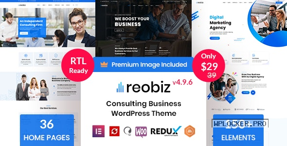 Reobiz v4.9.6 – Consulting Business WordPress Theme