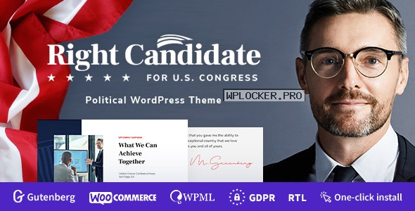 Right Candidate v1.1.1 – Election Campaign and Political WordPress Theme
