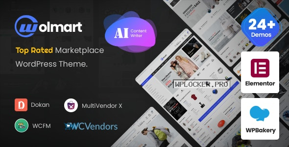 Wolmart v1.3.0 – Multi-Vendor Marketplace WooCommerce Theme