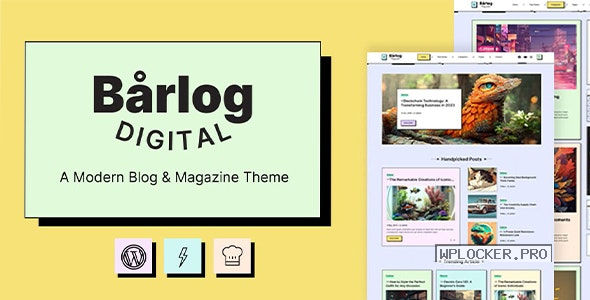 Barlog v1.1 – A Modern Blog & Magazine Theme