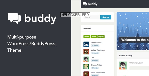 Buddy v2.22.3 – Multi-Purpose WordPress / BuddyPress Theme