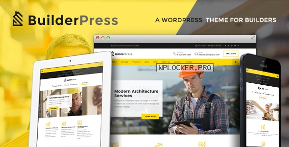 BuilderPress v1.2.5 – WordPress Theme for Construction