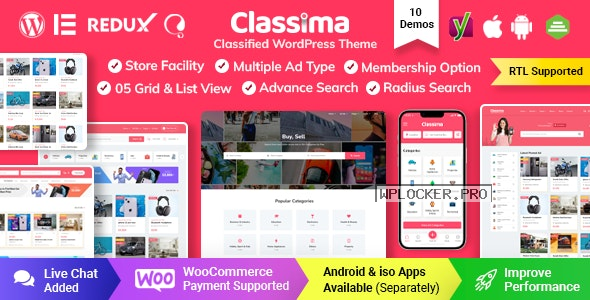 Classima v2.2.12 – Classified Ads WordPress Themenulled