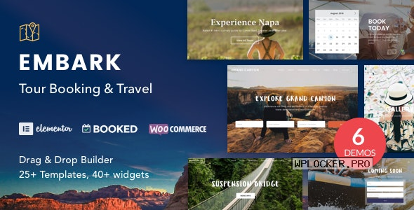 Embark v1.4.4 – Tour Booking & Travel WordPress Theme
