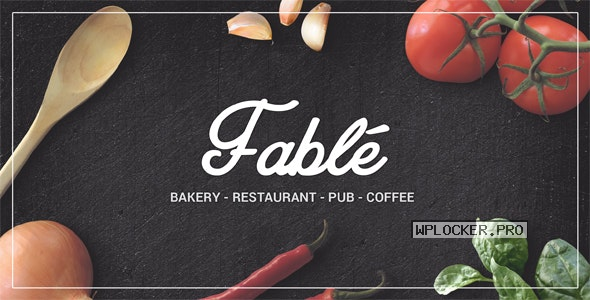 Fable v1.3.7 – Restaurant Bakery Cafe Pub WordPress Theme