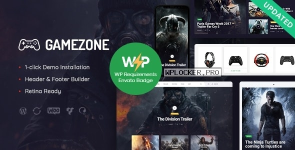 Gamezone v1.1.6 – Gaming Blog & Store WordPress Themenulled