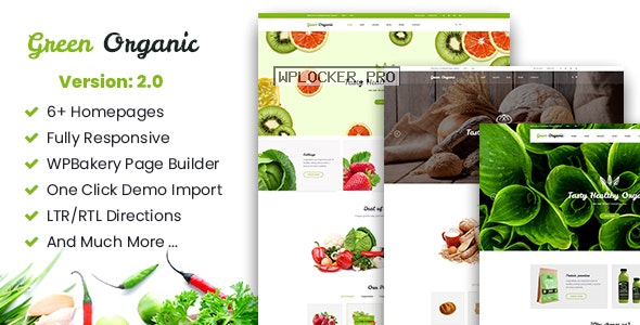 Green Organic v2.30 – Organic Store & Bakery Theme