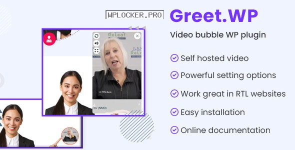 Greet.wp v1.4.1 – Video bubble WordPress plugin