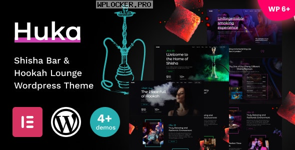 Huka v1.02 – Shisha Bar & Hookah Lounge WordPress Theme