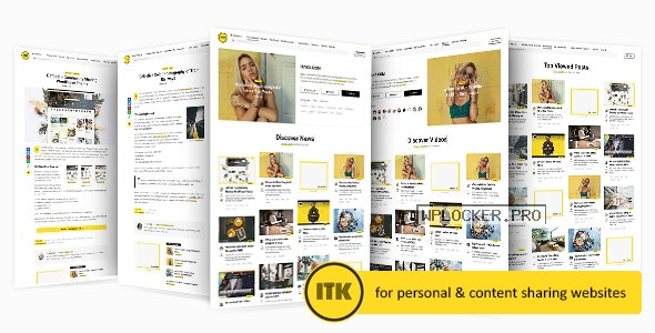 Itaka v1.7 – Content Sharing WordPress Theme