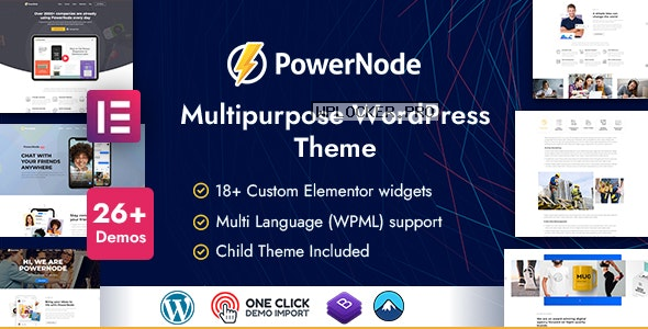 PowerNode v1.3.2 – Multipurpose WordPress Theme
