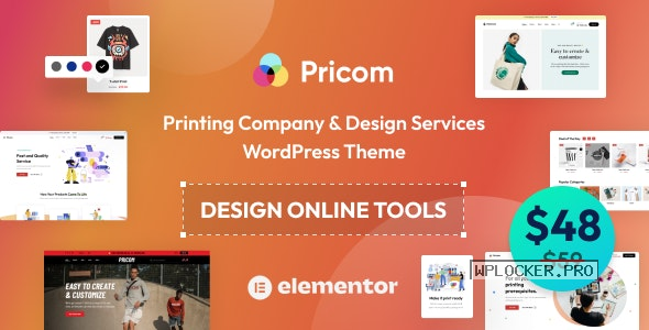 Pricom v1.3.7 – Printing Company & Design Services WordPress theme