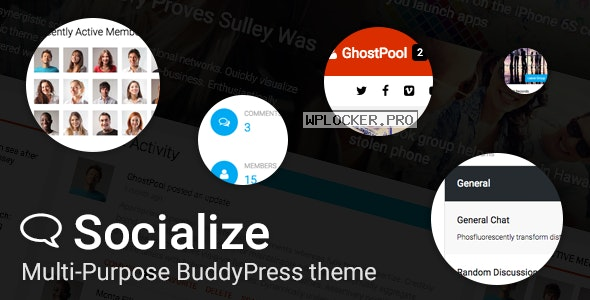 Socialize v2.43.5 – Multi-Purpose BuddyPress Theme