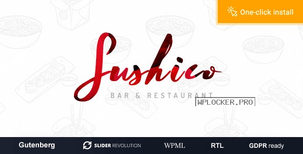 Sushico v1.1.2 – Sushi and Asian Food Restaurant WordPress Theme