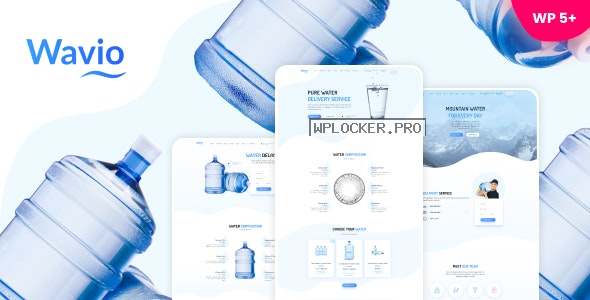 Wavio v1.2.4 – Bottled Water Delivery WordPress Theme