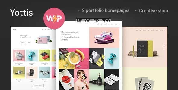 Yottis v1.0.8 – Personal Creative Portfolio WordPress Theme + Store