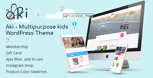 Aki v2.0.1 – Multipurpose Kids WordPress Theme