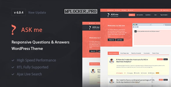 Ask Me v6.9.4 – Responsive Questions & Answers WordPressnulled
