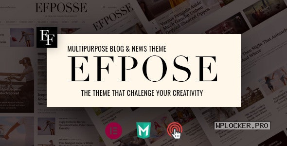 Efpose v2.1.1 – Multipurpose Blog and Newspaper Theme