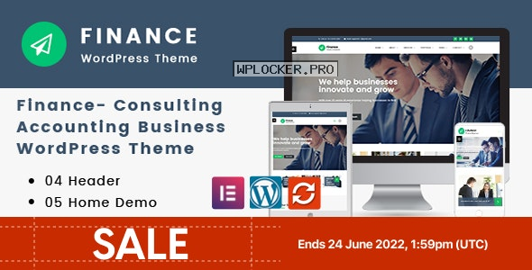 Finance v1.4.7 – Consulting, Accounting WordPress Theme