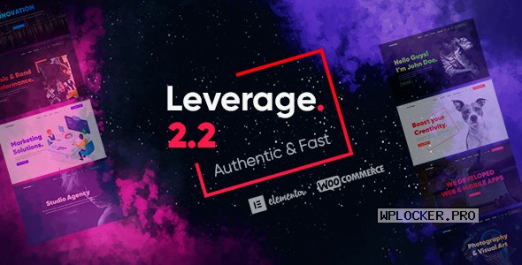 Leverage v2.2.3 – Creative Agency & Portfolio WordPress Theme