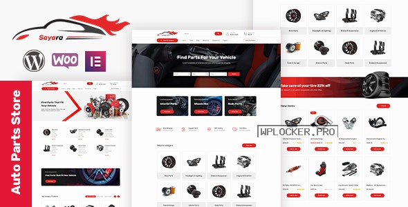 Sayara v1.2.1 – Auto Parts Store WooCommerce WordPress Theme