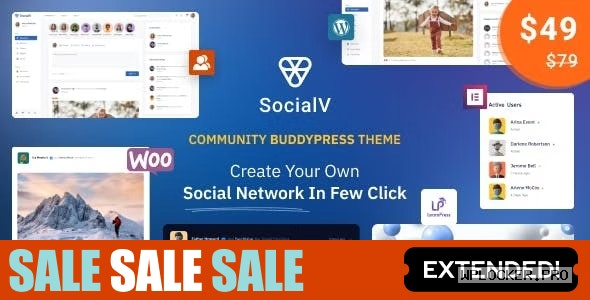 SocialV v1.9.0 – Social Network and Community BuddyPress Theme