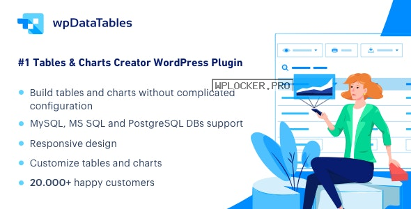 wpDataTables v5.7 – Tables and Charts Manager for WordPress