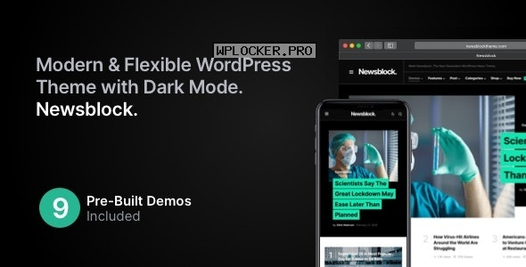 Newsblock v1.2.5 – News & Magazine WordPress Theme with Dark Mode