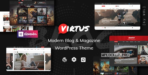 Virtus v1.2.4 – Modern Blog & Magazine WordPress Theme
