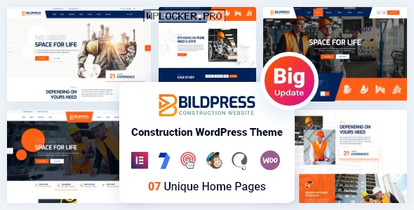 BildPress v1.3.3 – Construction WordPress Theme + RTL