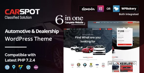 CarSpot v2.4.1 – Automotive Car Dealer WordPress Classified Theme