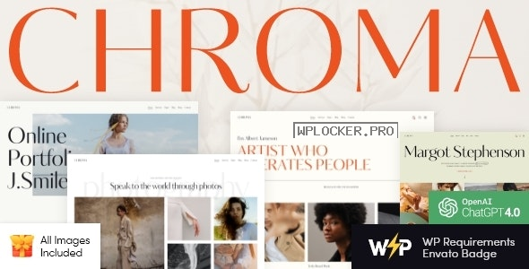 Chroma v1.0 – Photography Portfolio WordPress Theme