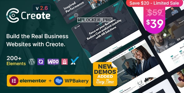 Creote v2.6.5 – Consulting Business WordPress Theme