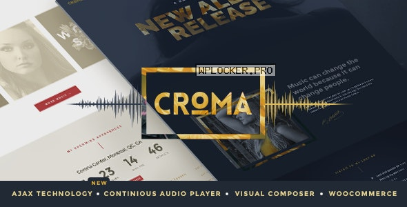 Croma v3.5.12 – Responsive Music WordPress Theme