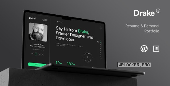 Drake v3.0.1 – Personal Portfolio Resume Theme