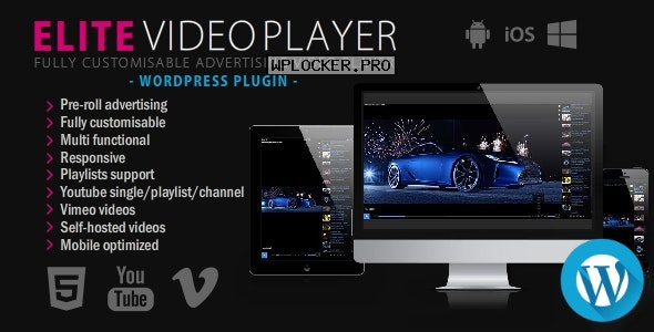 Elite Video Player v6.8.4.4 – WordPress