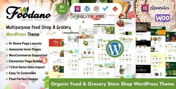 Foodano v1.0 – Natural Food Shop WordPress Theme