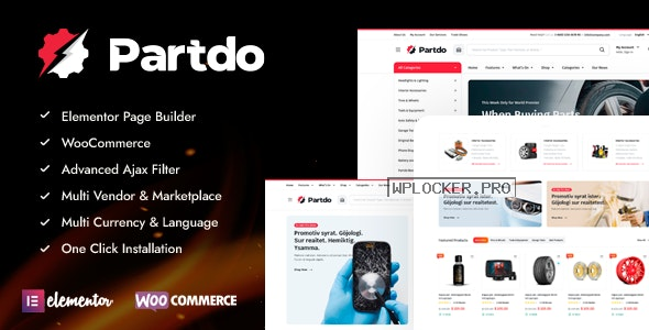 Partdo v1.1.2 – Auto Parts and Tools Shop WooCommerce Theme
