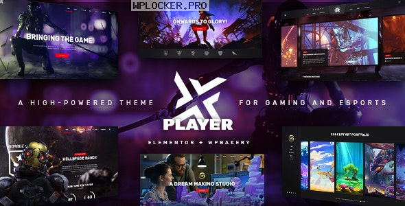 PlayerX v2.1 – A High-powered Theme for Gaming and eSportsnulled
