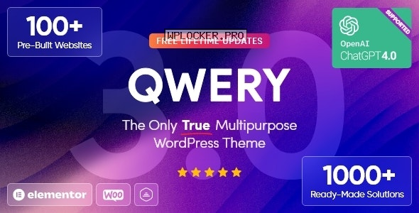 Qwery v3.0 – Multi-Purpose Business WordPress Theme + RTL