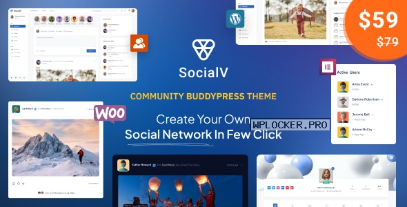 SocialV v2.0.3 – Social Network and Community BuddyPress Theme