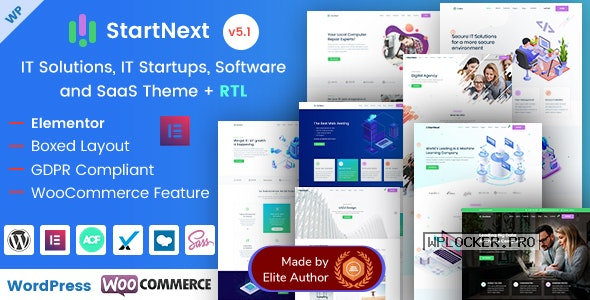 StartNext v5.1 – IT Startups WordPress Theme