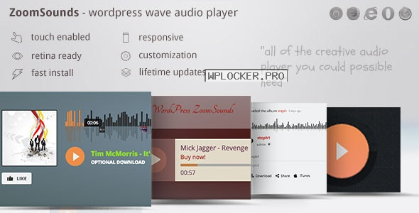ZoomSounds v6.90 – WordPress Audio Player